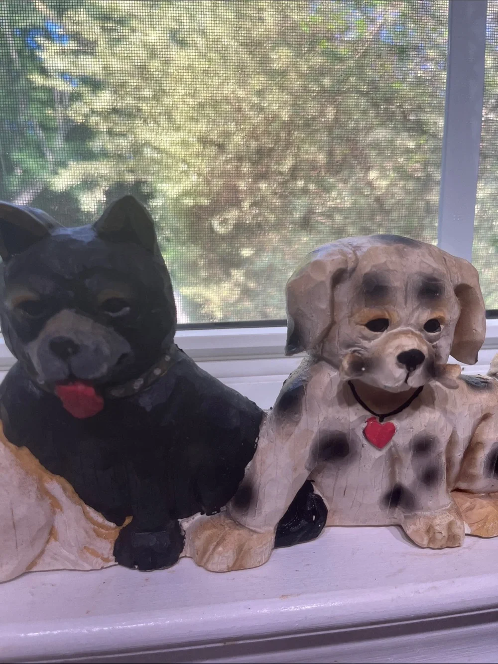 Decorative Dog Figurine for Wall or Shelf